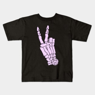 Peace Sign Bad Times Kids T-Shirt